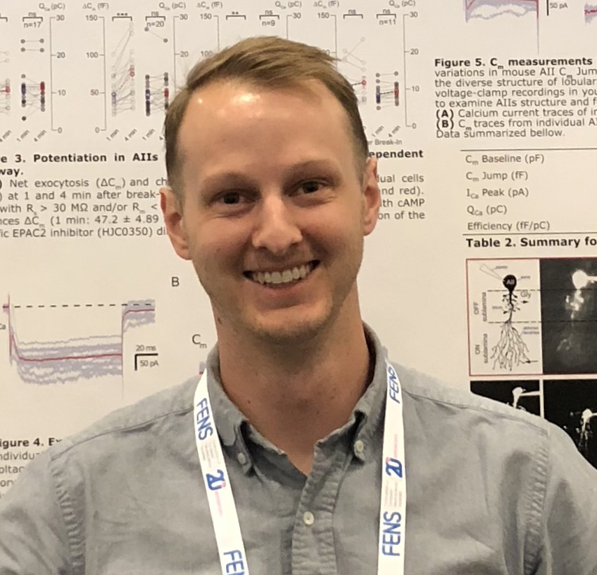 Marc Meadows receives an award to attend the biannual Federation of European Neuroscience Societies Forum.