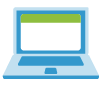Icon of a laptop