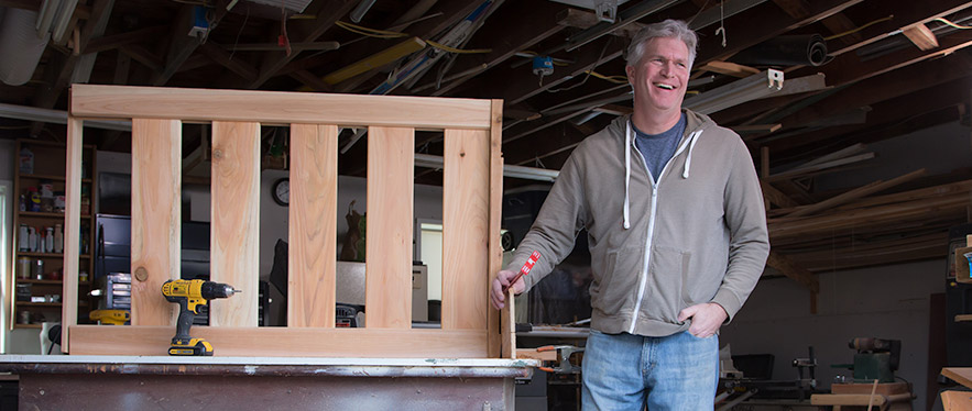 Colin Halstead, OHSU patient, was able to return to his hobbies soon after he had DBS to treat Parkinson's disease.