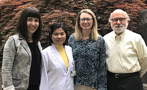 Dr. Moe Moe came from Myanmar to continue fellowship training in pediatric ophthalmology