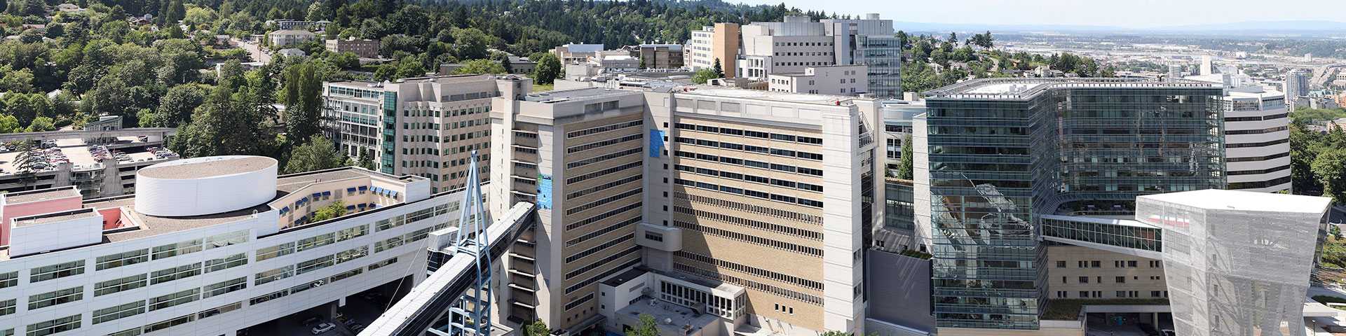 Wideshot photo of OHSU. 