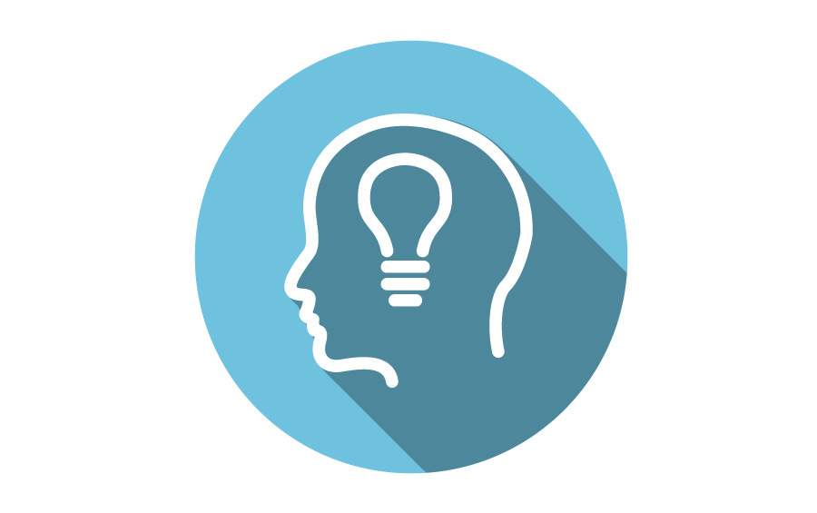 Graphic of lightbulb inside a head. Image courtesy of Getty Images