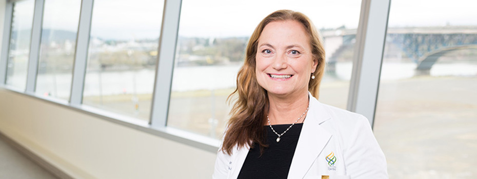 Dr. Jacqueline Bernard at the OHSU Multiple Sclerosis Center