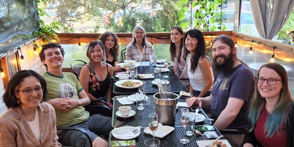 Schedin Lab Celebrating Summer, 2022