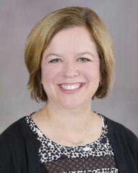 Professional portrait of Julia Jordan, MS, Bionutrition Unit Manager for the Clinical and Translational Research Center at the Oregon Clinical and Translational Research Institute.