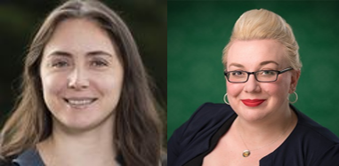 Professional portraits of Dr. Olena Taratula of Oregon State University and Dr. Jessica Hebert of Oregon Health and Science University.