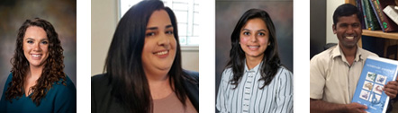 Kabre Heck, Kelli McDonald, Zarna Raichura and Dr.  Satyanarayana Pondugula, Auburn University