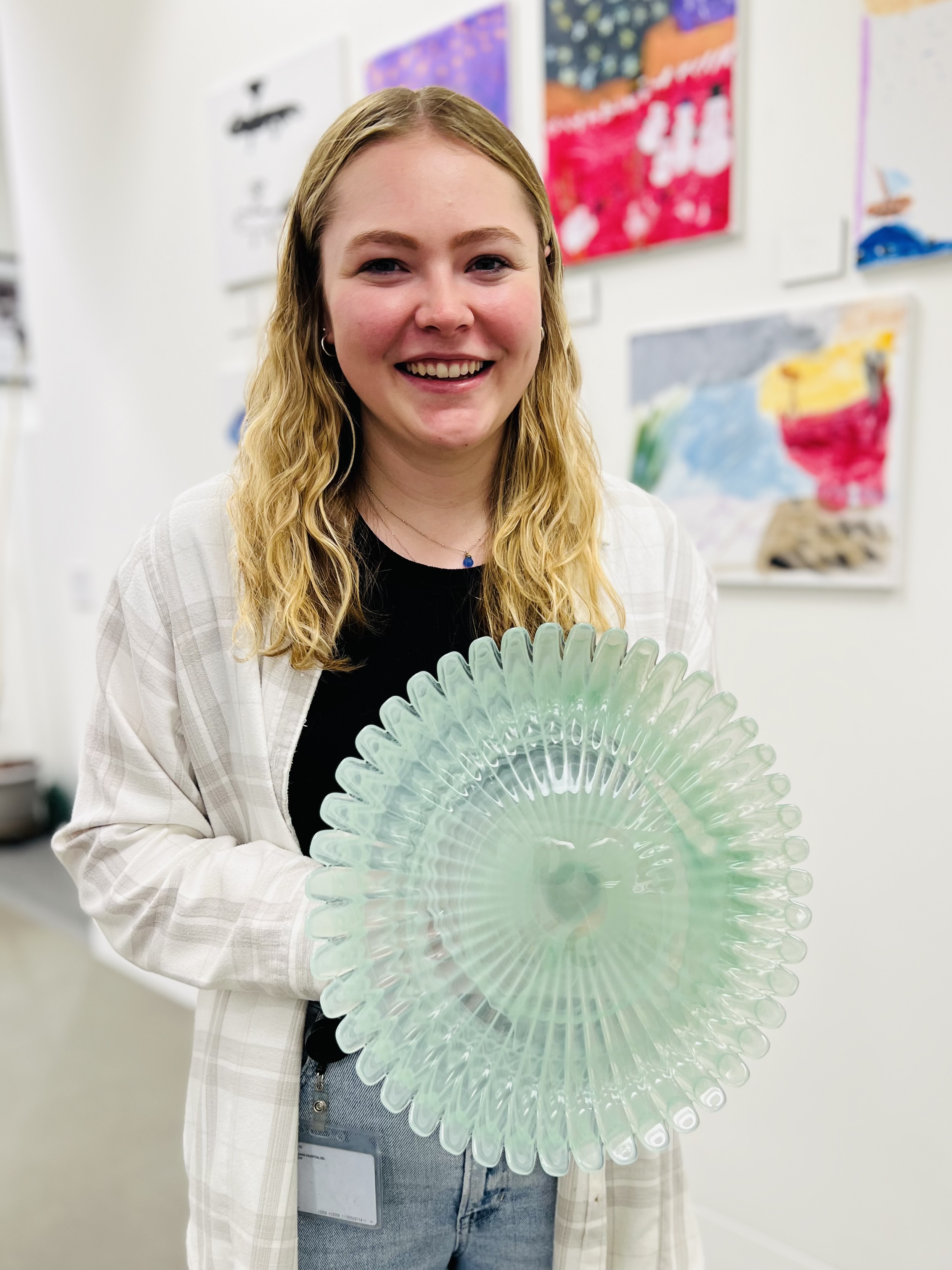 Julia Unsworth, cheesecake competition trophy