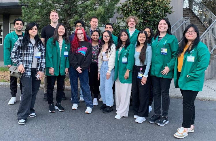 New CRISP students in front of CDRC-West
