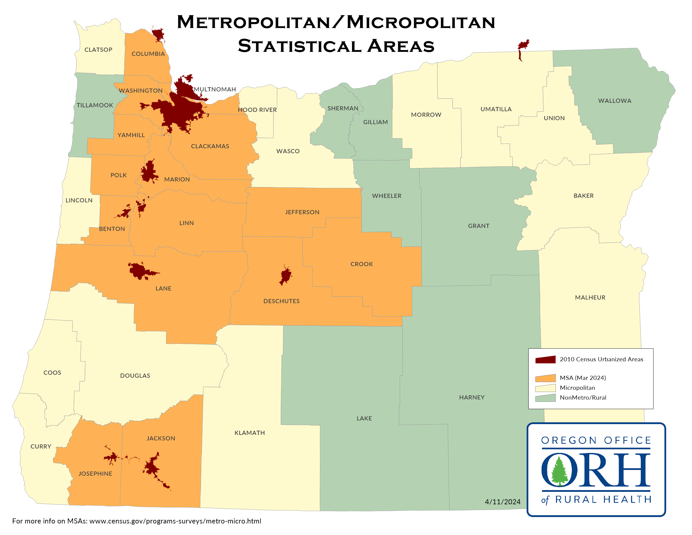 MSA Map