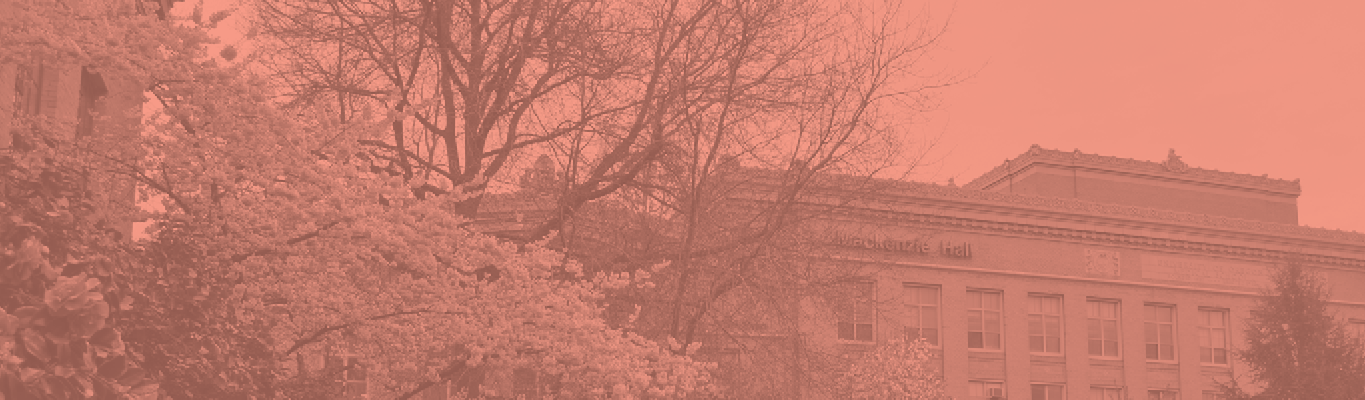 Faculty Development Fridays program banner, featuring OHSU's Mackenzie Hall