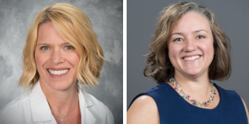 Headshots of two SoM leaders