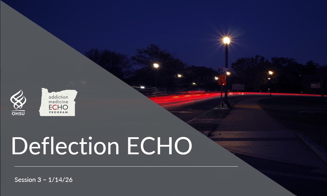 Cover page of online presentation titled Deflection Coordination ECHO, Cohort 2 Session 3 