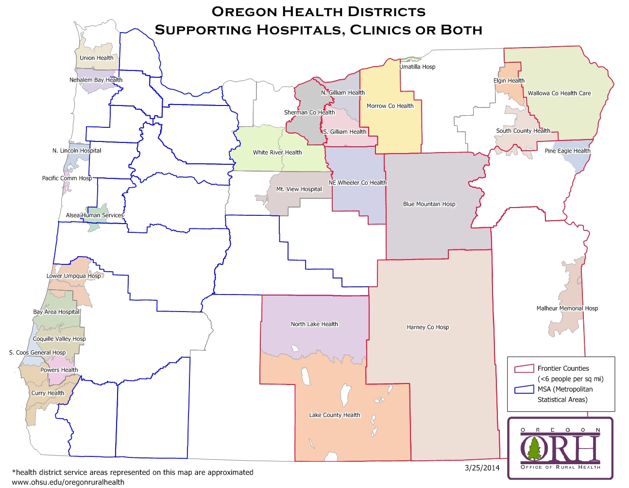 Health District map